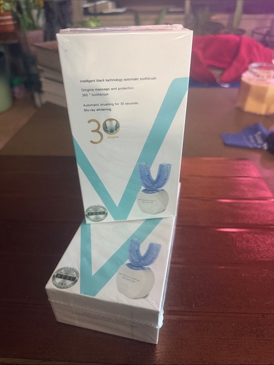 Other - Automatic 30-Second U-Shaped Toothbrush - Blue (2)